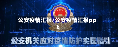 公安疫情汇报/公安疫情汇报ppt