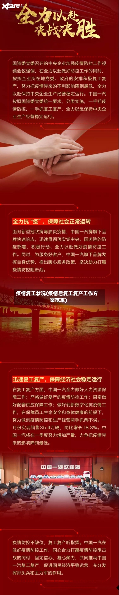 疫情复工状况(疫情后复工复产工作方案范本)