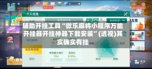 辅助开挂工具“微乐麻将小程序万能开挂器开挂神器下载安装	”(透视)其实确实有挂-第3张图片