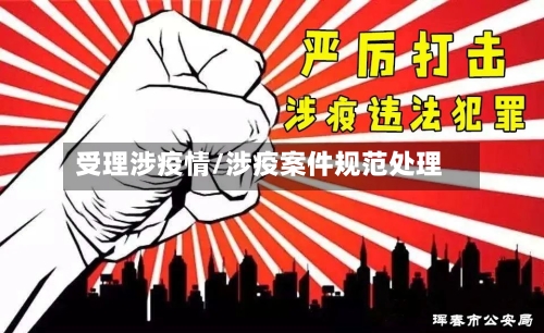 受理涉疫情/涉疫案件规范处理