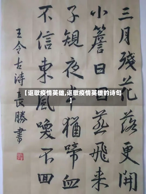 【讴歌疫情英雄,讴歌疫情英雄的诗句】-第2张图片