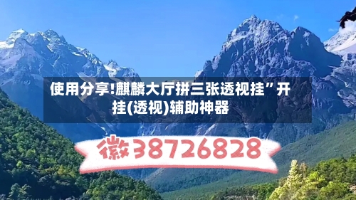 使用分享!麒麟大厅拼三张透视挂	”开挂(透视)辅助神器-第2张图片