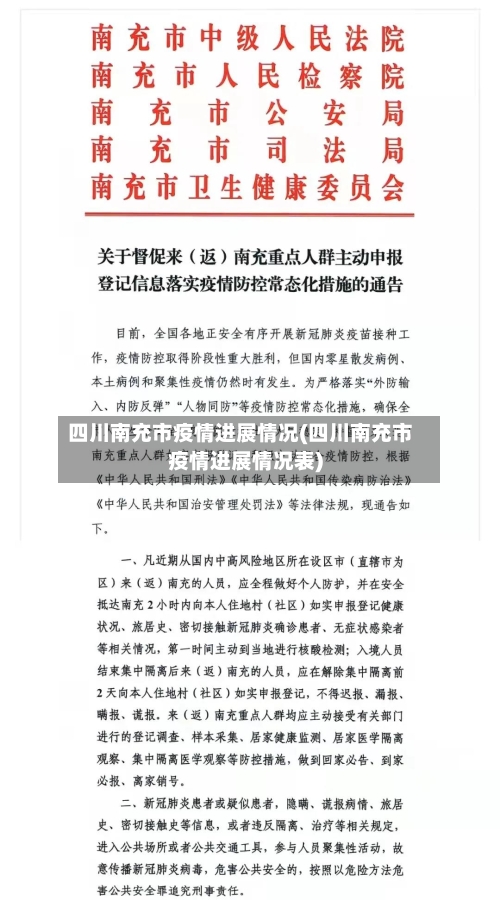 四川南充市疫情进展情况(四川南充市疫情进展情况表)