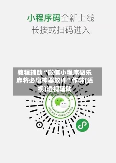 教程辅助“微信小程序微乐麻将必赢神器软件”作弊(透视)透视辅助-第3张图片