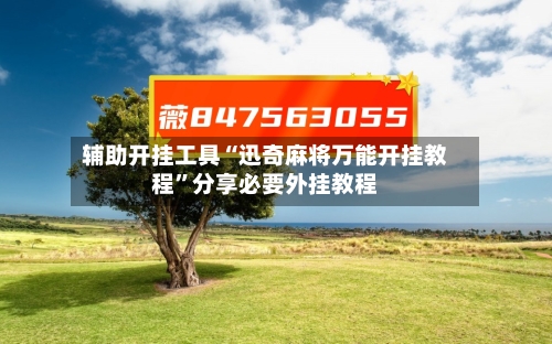 辅助开挂工具“迅奇麻将万能开挂教程”分享必要外挂教程