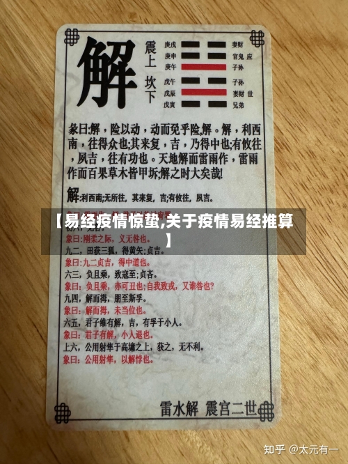 【易经疫情惊蛰,关于疫情易经推算】