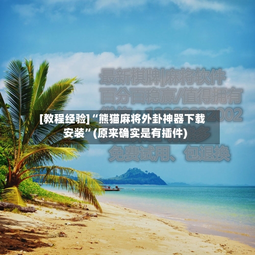 [教程经验]“熊猫麻将外卦神器下载安装”(原来确实是有插件)-第2张图片