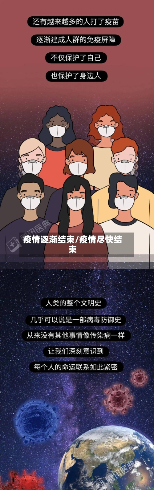 疫情逐渐结束/疫情尽快结束-第2张图片