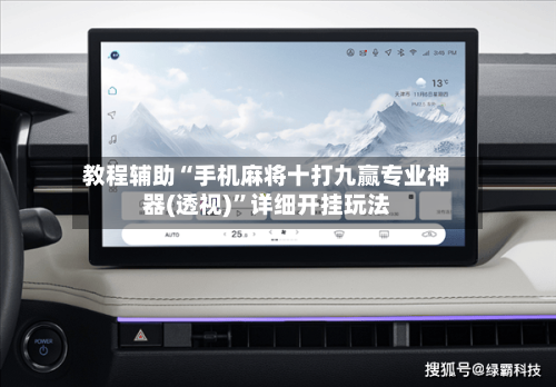 教程辅助“手机麻将十打九赢专业神器(透视)”详细开挂玩法-第3张图片