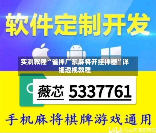 实测教程“雀神广东麻将开挂神器”详细透视教程-第2张图片