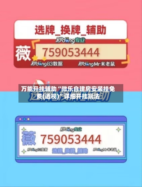 万能开挂辅助“微乐自建房安装挂免费(透视)	”详细开挂玩法-第2张图片