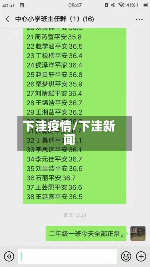 下洼疫情/下洼新闻