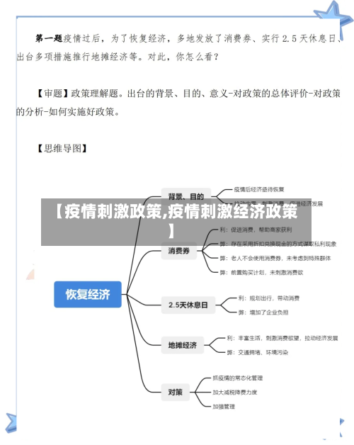 【疫情刺激政策,疫情刺激经济政策】-第3张图片