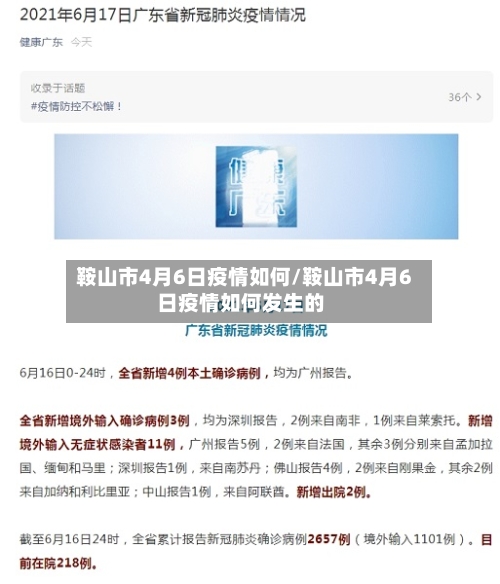 鞍山市4月6日疫情如何/鞍山市4月6日疫情如何发生的